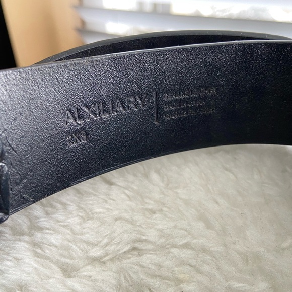 Auxiliary double ring croc embossed belt 2XS - Picture 2 of 3